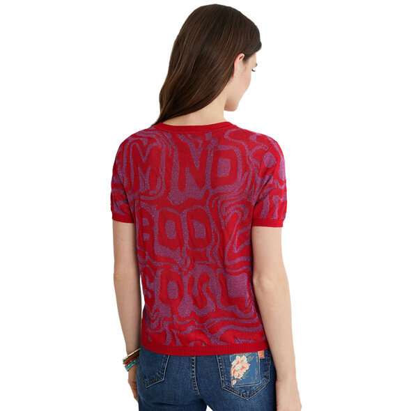 DESIGUAL 'MIND, BODY, SOUL' ΖΑΚΑΡ ΠΛΕΚΤΗ ΜΠΛΟΥΖΑ ΓΥΝΑΙΚΕΙΑ 21WWTK57-3026