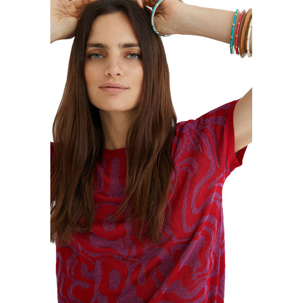DESIGUAL 'MIND, BODY, SOUL' ΖΑΚΑΡ ΠΛΕΚΤΗ ΜΠΛΟΥΖΑ ΓΥΝΑΙΚΕΙΑ 21WWTK57-3026