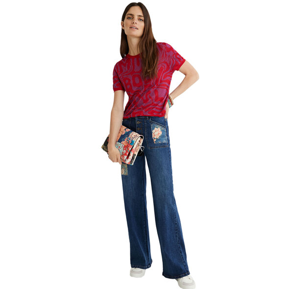 DESIGUAL 'MIND, BODY, SOUL' ΖΑΚΑΡ ΠΛΕΚΤΗ ΜΠΛΟΥΖΑ ΓΥΝΑΙΚΕΙΑ 21WWTK57-3026