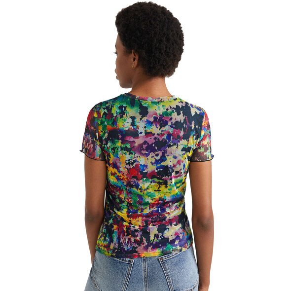 DESIGUAL 'ELOISSE' ARTY SLIM ΜΠΛΟΥΖΑ ΓΥΝΑΙΚEIA ME ΤΟΥΛΙ 21WWTKC9-9019