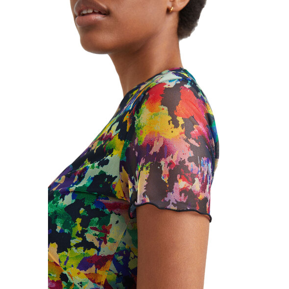 DESIGUAL 'ELOISSE' ARTY SLIM ΜΠΛΟΥΖΑ ΓΥΝΑΙΚEIA ME ΤΟΥΛΙ 21WWTKC9-9019