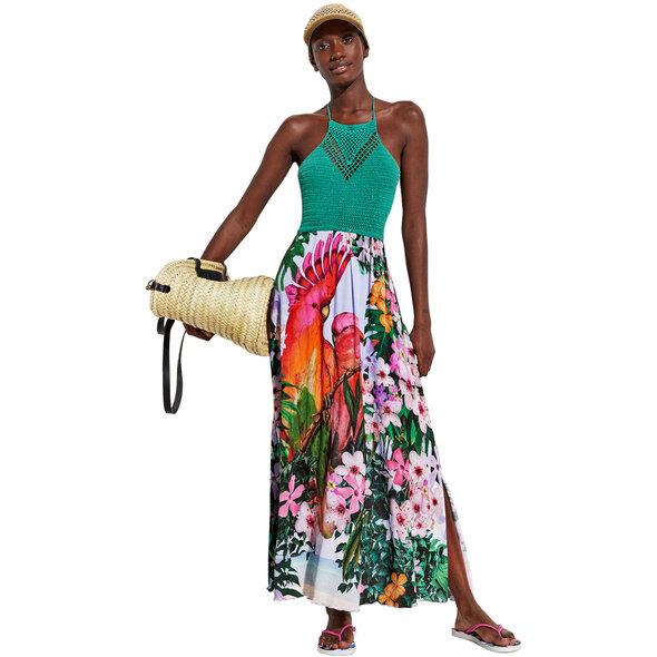 DESIGUAL 'PARROT' ΦΟΡΕΜΑ ΘΑΛΑΣΣΗΣ ΓΥΝΑΙΚΕΙΟ 22SWMW10-5020