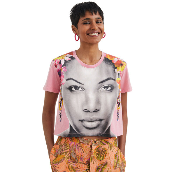 DESIGUAL CROPPED ΜΠΛΟΥΖΑ ΓΥΝΑΙΚEIA 22SWTK22-3058