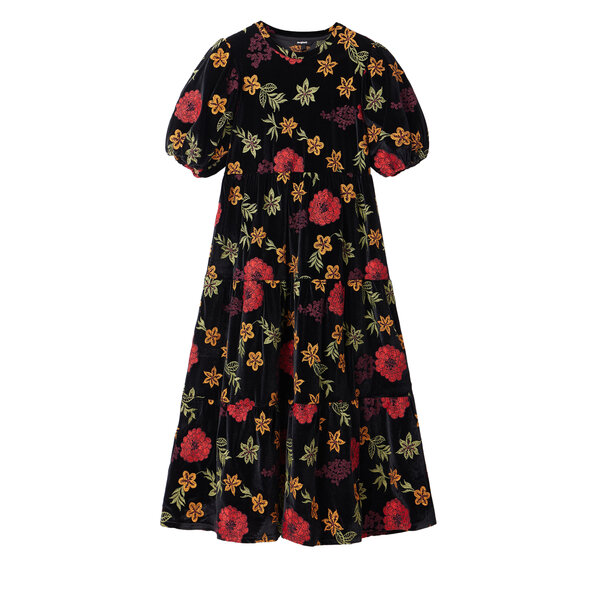 DESIGUAL 'FEST' FLORAL MIDI ΦΟΡΕΜΑ ΓΥΝΑΙΚEIO 22WWVK25-2000