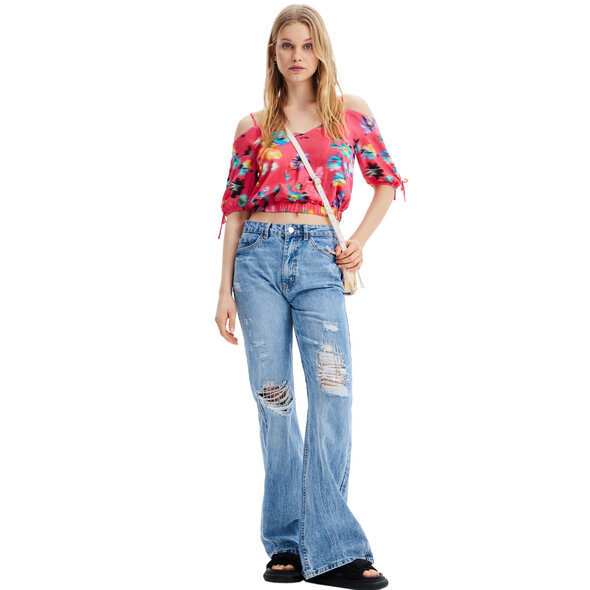 DESIGUAL 'BETTY' CROP ΜΠΛΟΥΖΑ ΓΥΝΑΙΚEIA 23SWBW20-3012