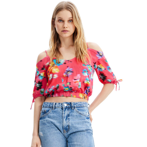DESIGUAL 'BETTY' CROP ΜΠΛΟΥΖΑ ΓΥΝΑΙΚEIA 23SWBW20-3012