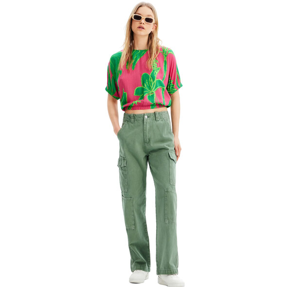 DESIGUAL 'GARRET' CROP ΜΠΛΟΥΖΑ ΓΥΝΑΙΚEIA 23SWBW21-3022