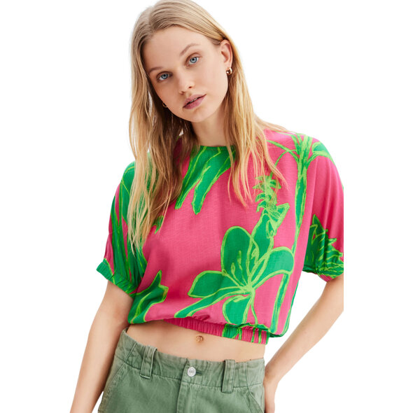 DESIGUAL 'GARRET' CROP ΜΠΛΟΥΖΑ ΓΥΝΑΙΚEIA 23SWBW21-3022