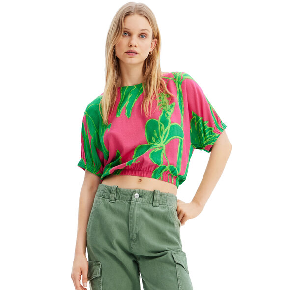 DESIGUAL 'GARRET' CROP ΜΠΛΟΥΖΑ ΓΥΝΑΙΚEIA 23SWBW21-3022