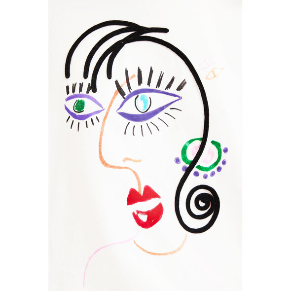 DESIGUAL 'FACE' ΜΠΛΟΥΖΑ ΓΥΝΑΙΚEIA 23SWTKBU-1000