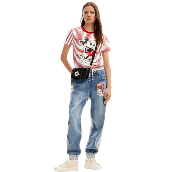 DESIGUAL MICKEY MOUSE JOGGER DENIM ΠΑΝΤΕΛΟΝΙ ΓΥΝΑΙΚEIO 24SWDD68-5053