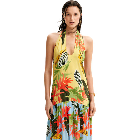 DESIGUAL 'TROPICAL' MAXI ΦΟΡΕΜΑ ΓΥΝΑΙΚΕΙΟ 24SWMW08-9019