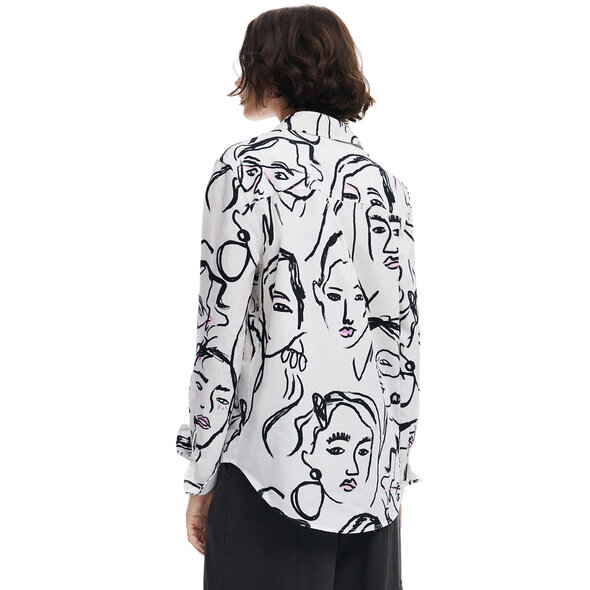 DESIGUAL 'FACES' ΠΟΥΚΑΜΙΣΟ ΓΥΝΑΙΚΕΙΟ 24WWCW34-1000