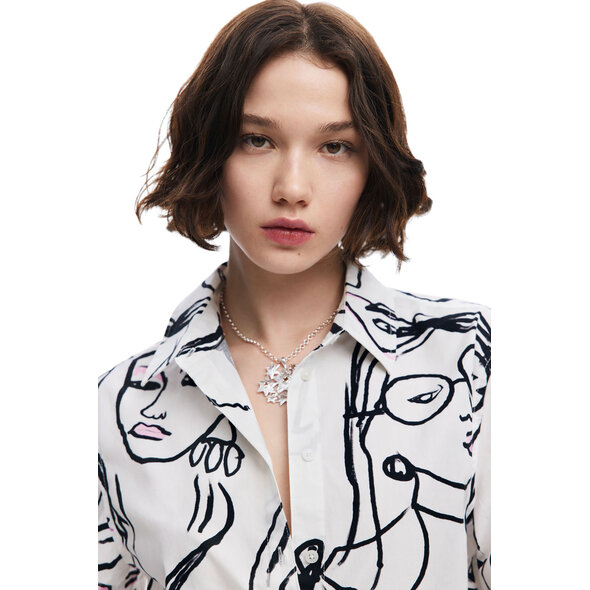 DESIGUAL 'FACES' ΠΟΥΚΑΜΙΣΟ ΓΥΝΑΙΚΕΙΟ 24WWCW34-1000