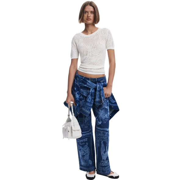 DESIGUAL 'SACRAMENTO' ΠΛΕΚΤΟ ΜΕ OPENWORK ΓΥΝΑΙΚΕΙΟ 25SWTK97-1000
