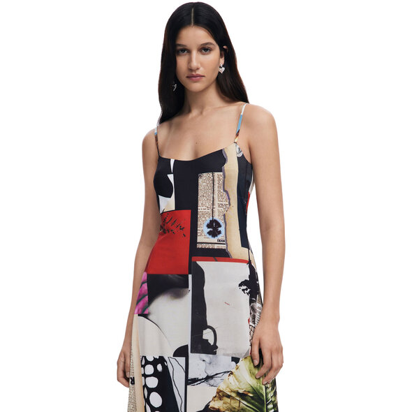 DESIGUAL 'NEWSPAPER' ΦΟΡΕΜΑ ΓΥΝΑΙΚΕΙΟ 25SWVK40-9019