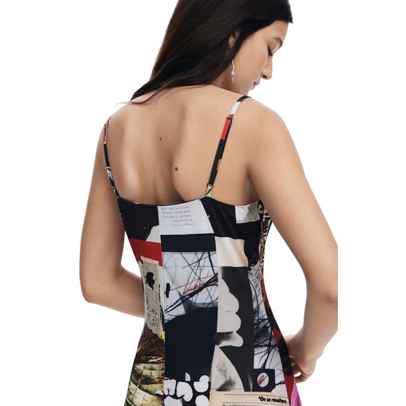 DESIGUAL 'NEWSPAPER' ΦΟΡΕΜΑ ΓΥΝΑΙΚΕΙΟ 25SWVK40-9019