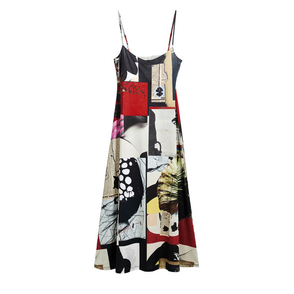 DESIGUAL 'NEWSPAPER' ΦΟΡΕΜΑ ΓΥΝΑΙΚΕΙΟ 25SWVK40-9019