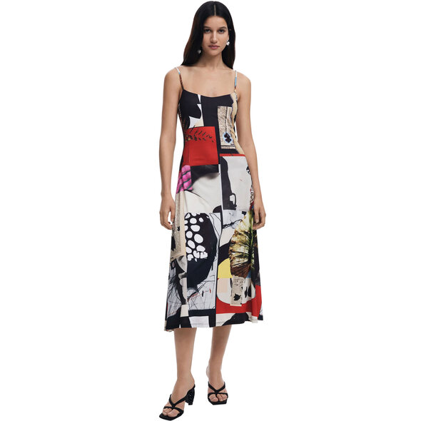DESIGUAL 'NEWSPAPER' ΦΟΡΕΜΑ ΓΥΝΑΙΚΕΙΟ 25SWVK40-9019