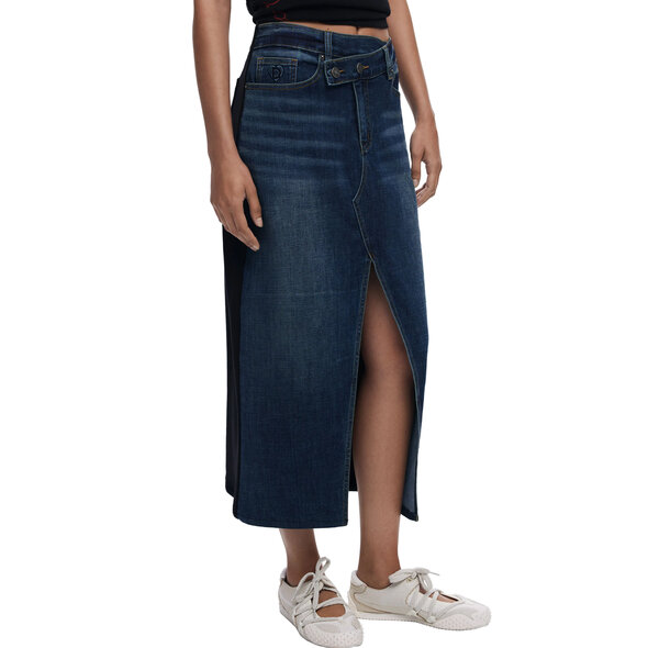 DESIGUAL 'TWISTED' DENIM ΦΟΥΣΤΑ ΓΥΝΑΙΚΕΙΑ 25WWFD03-5053