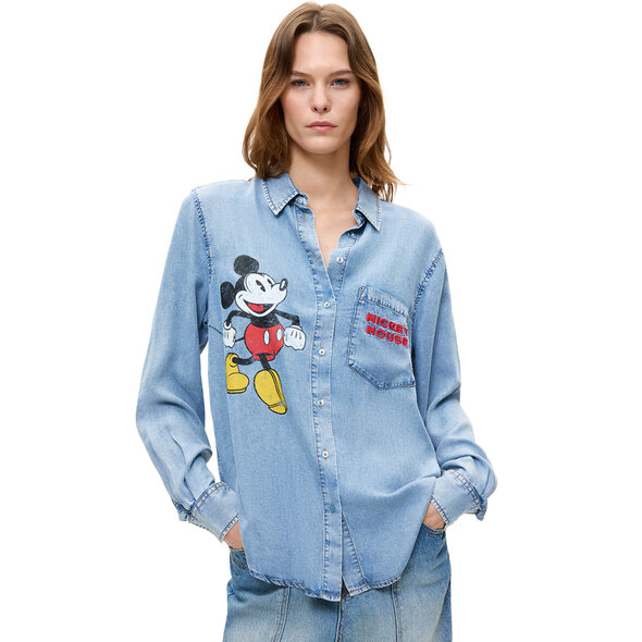 DESIGUAL 'MICKEY' DENIM ΠΟΥΚΑΜΙΣΟ ΓΥΝΑΙΚΕΙΟ 26WWCW09-5053