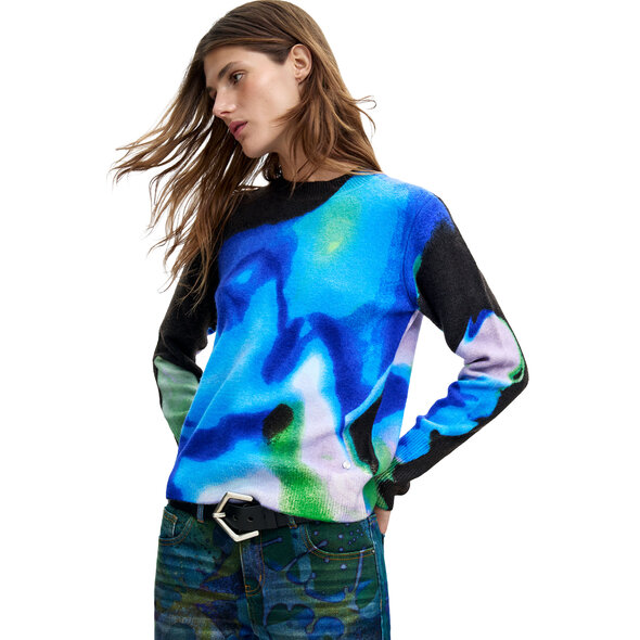 DESIGUAL 'CLOUDS' ΠΛΕΚΤΗ ΜΠΛΟΥΖΑ ΓΥΝΑΙΚΕΙΑ 26WWJF03-5022