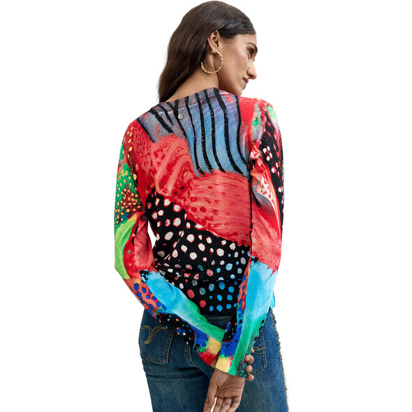 DESIGUAL 'EYES' ΠΛΕΚΤΗ ΜΠΛΟΥΖΑ ΓΥΝΑΙΚΕΙΑ 26WWJF31-2000