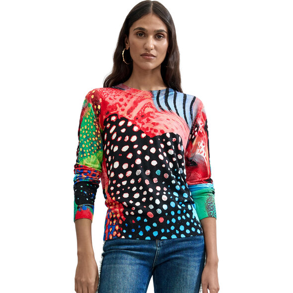 DESIGUAL 'EYES' ΠΛΕΚΤΗ ΜΠΛΟΥΖΑ ΓΥΝΑΙΚΕΙΑ 26WWJF31-2000