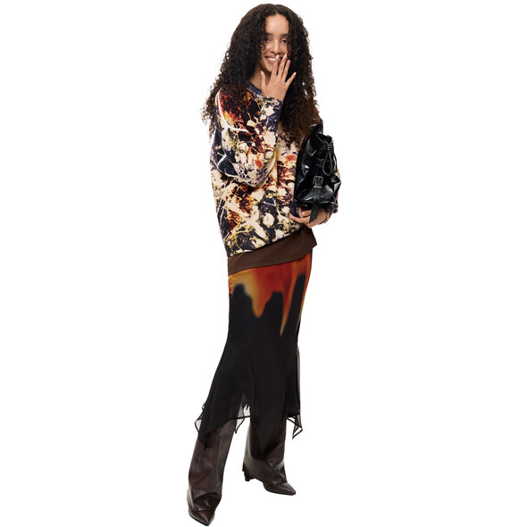 DESIGUAL 'CAMUFLAGE' ΠΛΕΚΤΗ ΜΠΛΟΥΖΑ ΓΥΝΑΙΚΕΙΑ 26WWJF42-8018