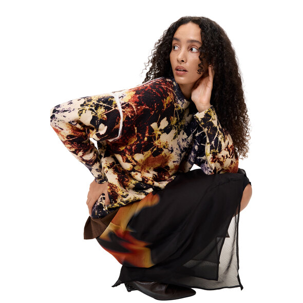 DESIGUAL 'CAMUFLAGE' ΠΛΕΚΤΗ ΜΠΛΟΥΖΑ ΓΥΝΑΙΚΕΙΑ 26WWJF42-8018