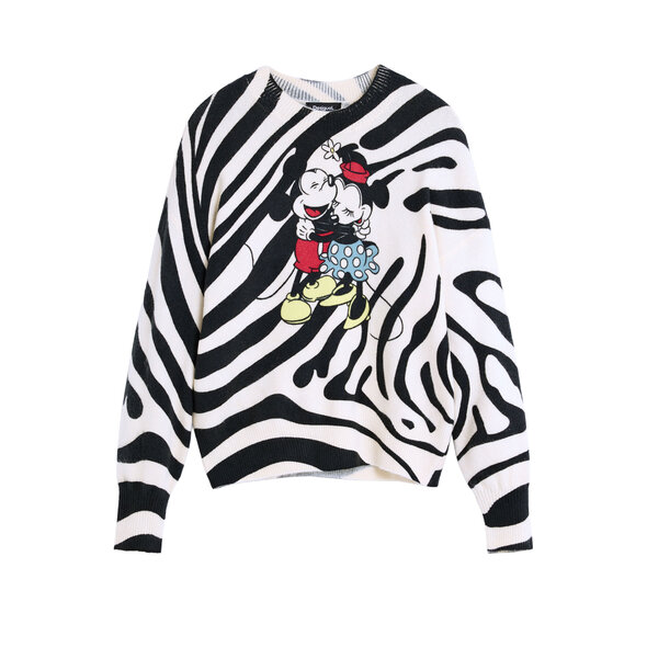 DESIGUAL 'HUG MICKEY' ΠΛΕΚΤΗ ΜΠΛΟΥΖΑ ΓΥΝΑΙΚΕΙΑ 26WWJF48-1001