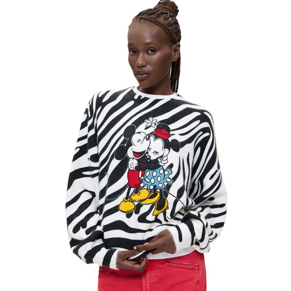DESIGUAL 'HUG MICKEY' ΠΛΕΚΤΗ ΜΠΛΟΥΖΑ ΓΥΝΑΙΚΕΙΑ 26WWJF48-1001