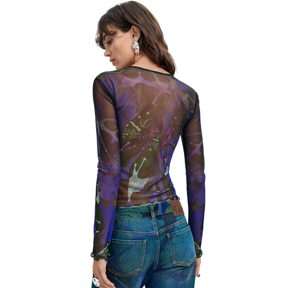 DESIGUAL 'DOTS LEAF' ΜΠΛΟΥΖΑ ΓΥΝΑΙΚΕΙΑ 26WWTK02-5022