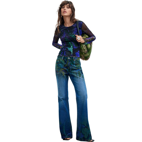 DESIGUAL 'DOTS LEAF' ΜΠΛΟΥΖΑ ΓΥΝΑΙΚΕΙΑ 26WWTK02-5022