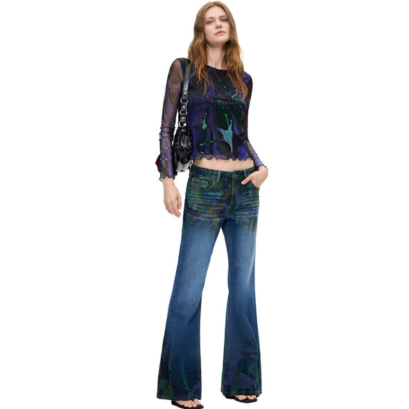 DESIGUAL 'DOTS LEAF' ΜΠΛΟΥΖΑ ΓΥΝΑΙΚΕΙΑ 26WWTK02-5022