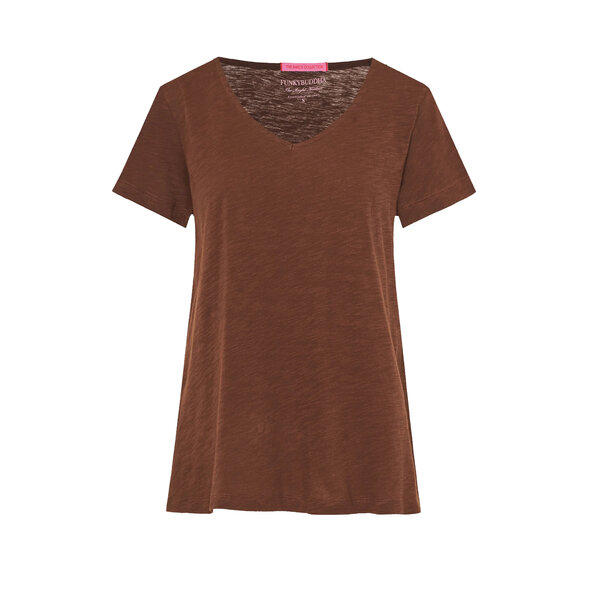 FUNKY BUDDHA ΜΠΛΟΥΖΑ ΓΥΝΑΙΚΕΙΑ FBL013-100-04-BRUNETTE