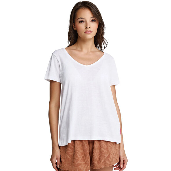 FUNKY BUDDHA ΜΠΛΟΥΖΑ ΓΥΝΑΙΚΕΙΑ FBL013-100-04-WHITE
