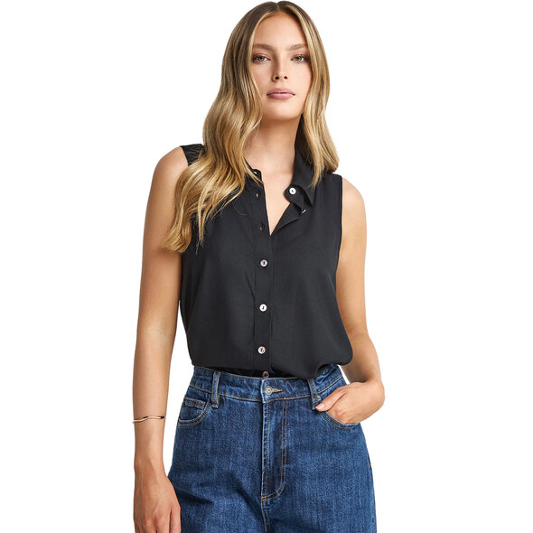 FUNKY BUDDHA ΠΟΥΚΑΜΙΣΟ ΓΥΝΑΙΚΕΙΟ FBL013-101-05-BLACK