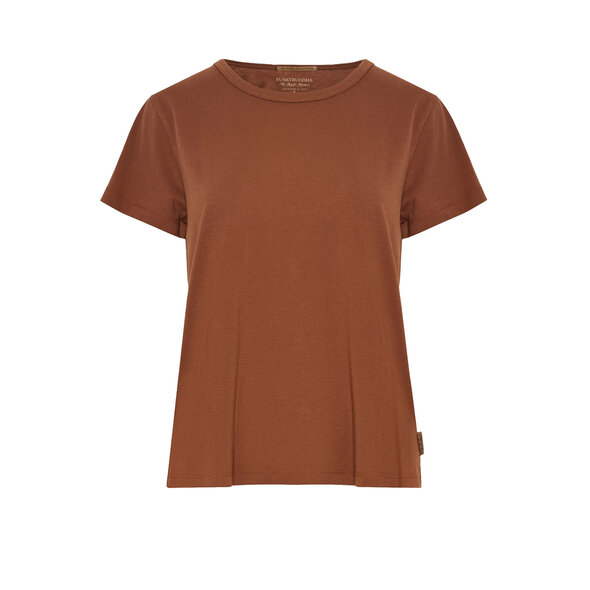 FUNKY BUDDHA ΜΠΛΟΥΖΑ ΓΥΝΑΙΚΕΙΑ FBL013-103-04-CAPPUCCINO