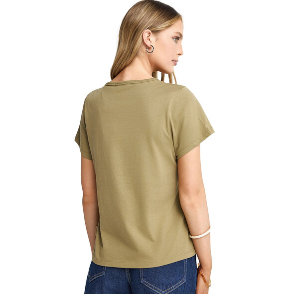FUNKY BUDDHA ΜΠΛΟΥΖΑ ΓΥΝΑΙΚΕΙΑ FBL013-103-04-GREEN MOSS