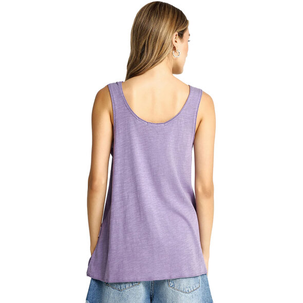 FUNKY BUDDHA ΜΠΛΟΥΖΑ ΓΥΝΑΙΚΕΙΑ FBL013-108-04-DUSTY LAVENDER