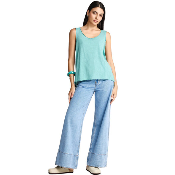 FUNKY BUDDHA ΜΠΛΟΥΖΑ ΓΥΝΑΙΚΕΙΑ FBL013-108-04-GREEN LAKE