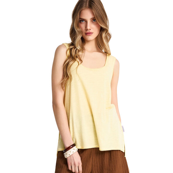 FUNKY BUDDHA ΜΠΛΟΥΖΑ ΓΥΝΑΙΚΕΙΑ FBL013-108-04-LEMONADE