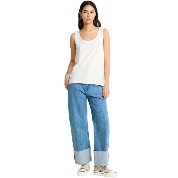 FUNKY BUDDHA ΜΠΛΟΥΖΑ ΓΥΝΑΙΚΕΙΑ FBL013-108-04-OFF WHITE