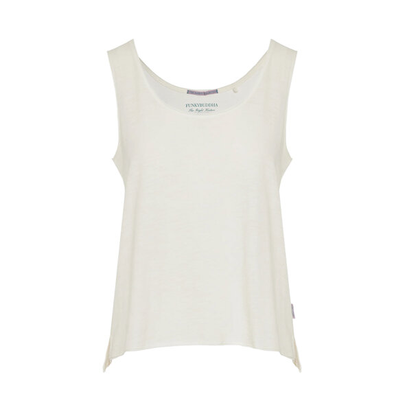 FUNKY BUDDHA ΜΠΛΟΥΖΑ ΓΥΝΑΙΚΕΙΑ FBL013-108-04-OFF WHITE