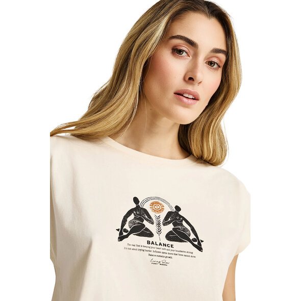 FUNKY BUDDHA ΜΠΛΟΥΖΑ ΓΥΝΑΙΚΕΙΑ FBL013-127-04-CHALK