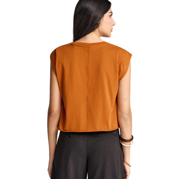 FUNKY BUDDHA ΜΠΛΟΥΖΑ ΓΥΝΑΙΚΕΙΑ FBL013-127-04-SPICY PUMPKIN