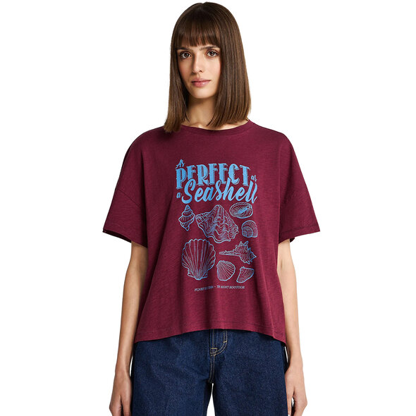 FUNKY BUDDHA ΜΠΛΟΥΖΑ ΓΥΝΑΙΚΕΙΑ FBL013-149-04-BURGUNDY