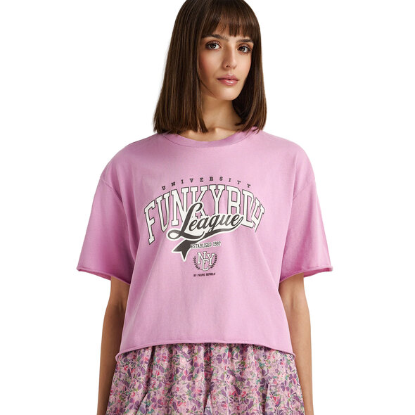 FUNKY BUDDHA ΜΠΛΟΥΖΑ ΓΥΝΑΙΚΕΙΑ FBL013-159-04-PINK MIST