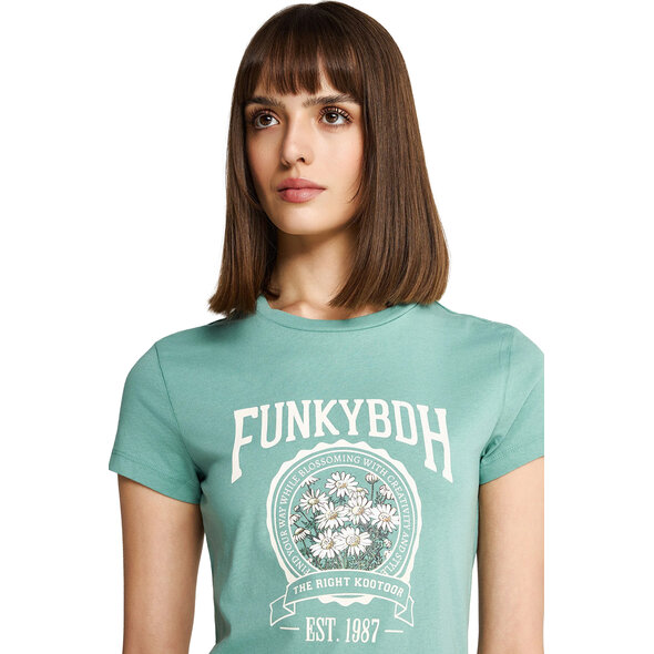 FUNKY BUDDHA ΜΠΛΟΥΖΑ ΓΥΝΑΙΚΕΙΑ FBL013-163-04-GREEN LAKE